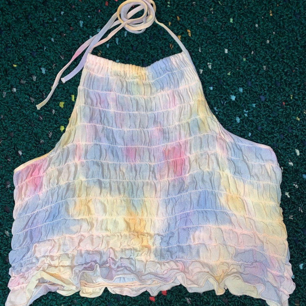 American Eagle Crop Halter Top